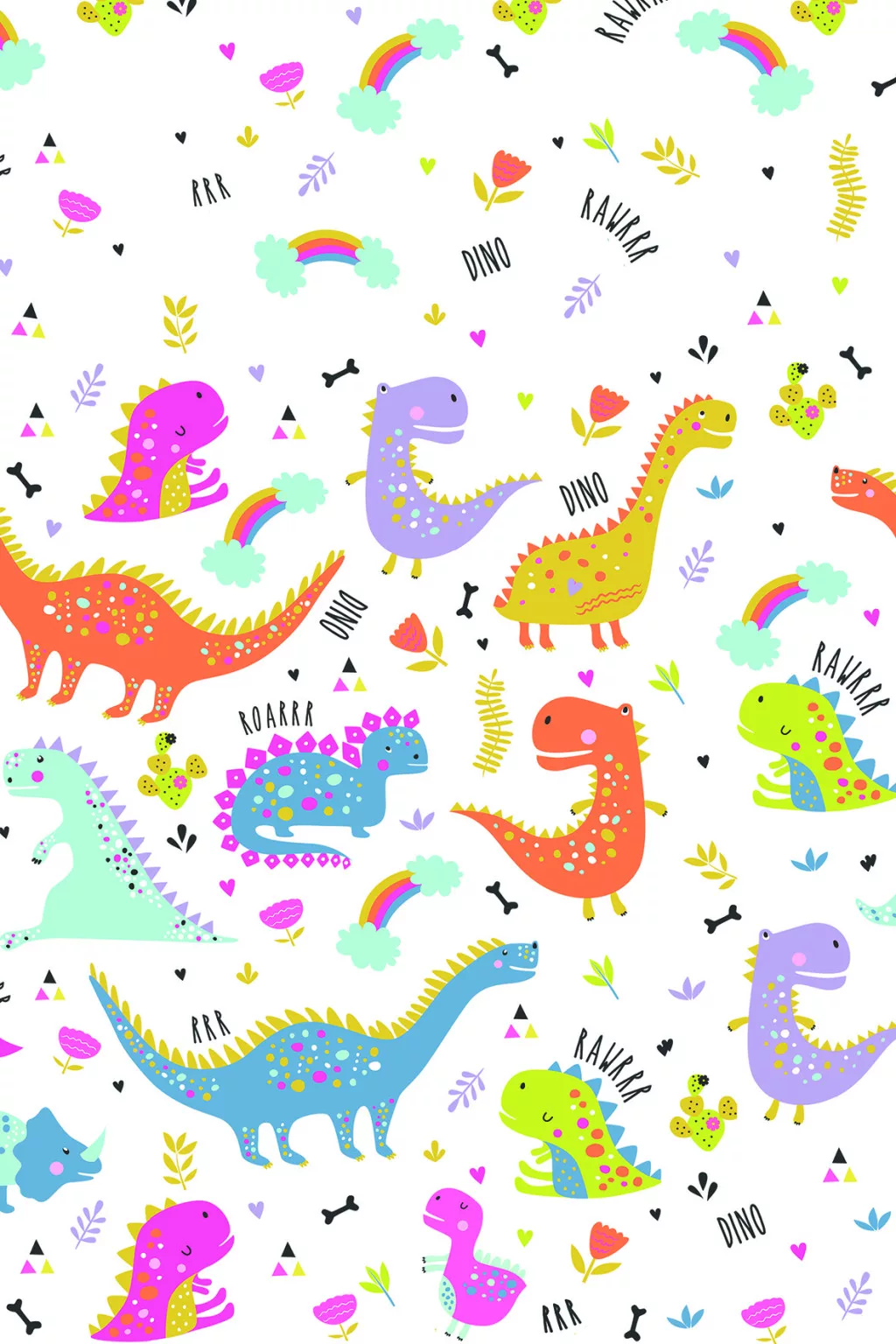 Obrus 120x180 DINOSAURUS color