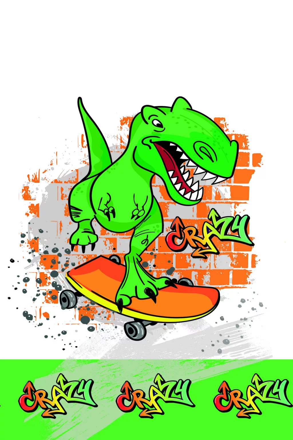 Obrus 120x180 DINOSAURUS crazy