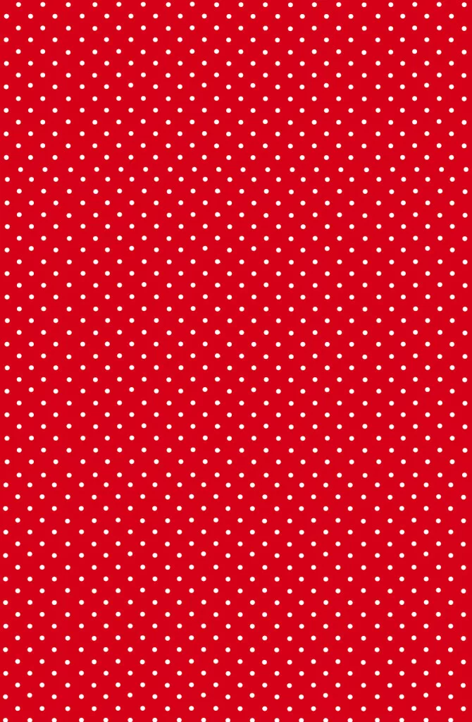 Obrus 120x180 BODKY na červenom