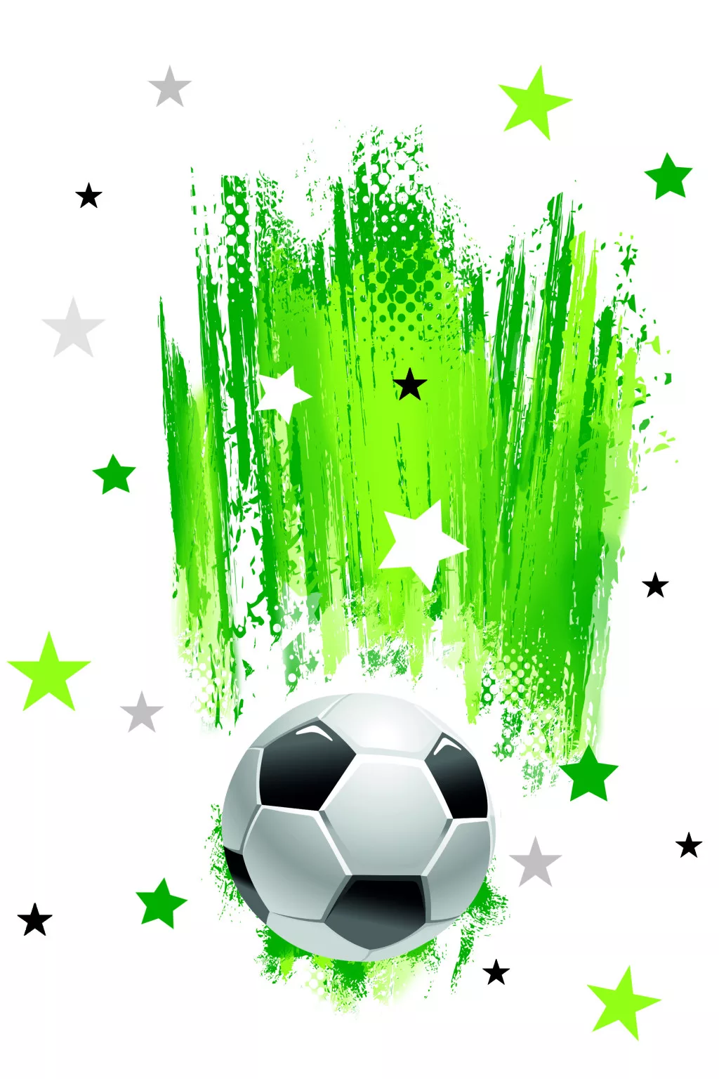 Obrus 120x180 FUTBAL hviezdičky