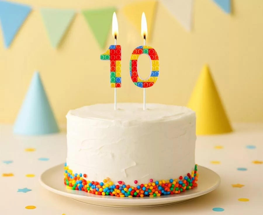 Sviečka č.1 lego color