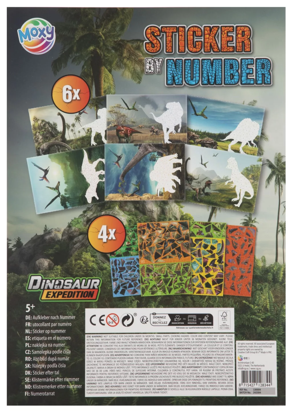 Sada na nalepovanie DINOSAURUS