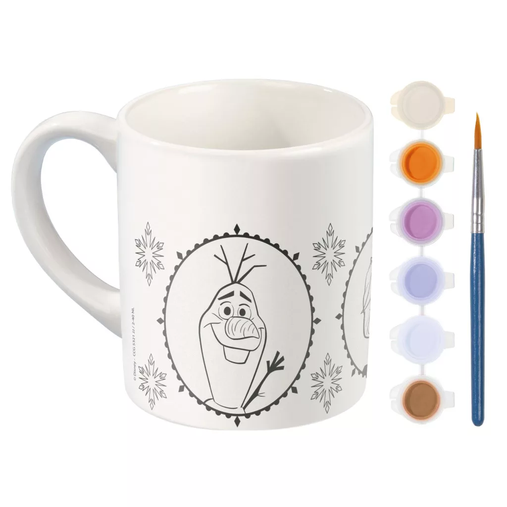 Porcelánový hrnček na maľovanie FROZEN