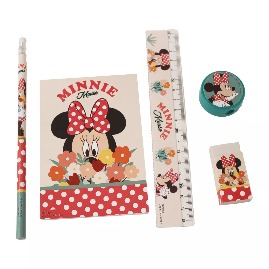 Súprava na písanie (5ks) MINNIE kvety
