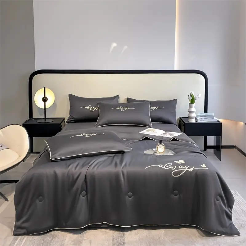 Prehoz 150x200- Chladivá letná prikrývka  ALWAYS šedá