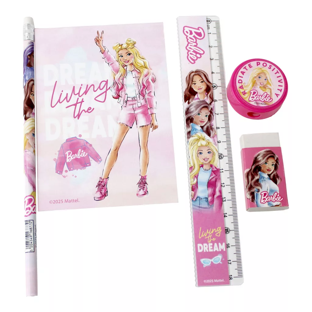 Súprava na písanie (5ks) BARBIE slečny