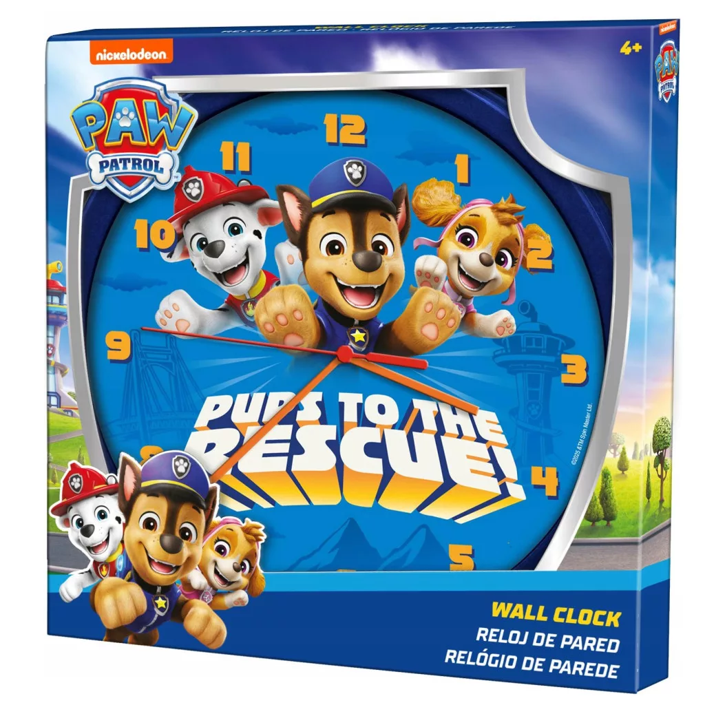 Nástenné hodiny PAW PATROL pups