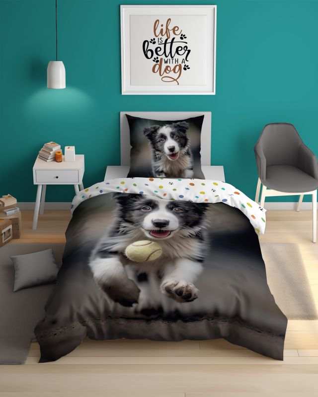Obliečky 140x200 ŠTEŇA v behu - svietiace