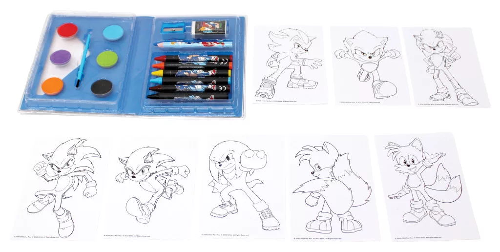 Mini set na kreslenie SONIC
