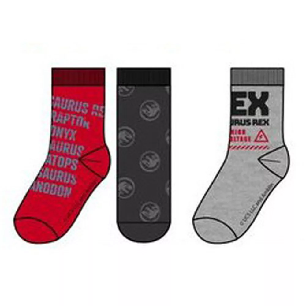 Ponožky 3ks JURSKÝ SVET - 23/26