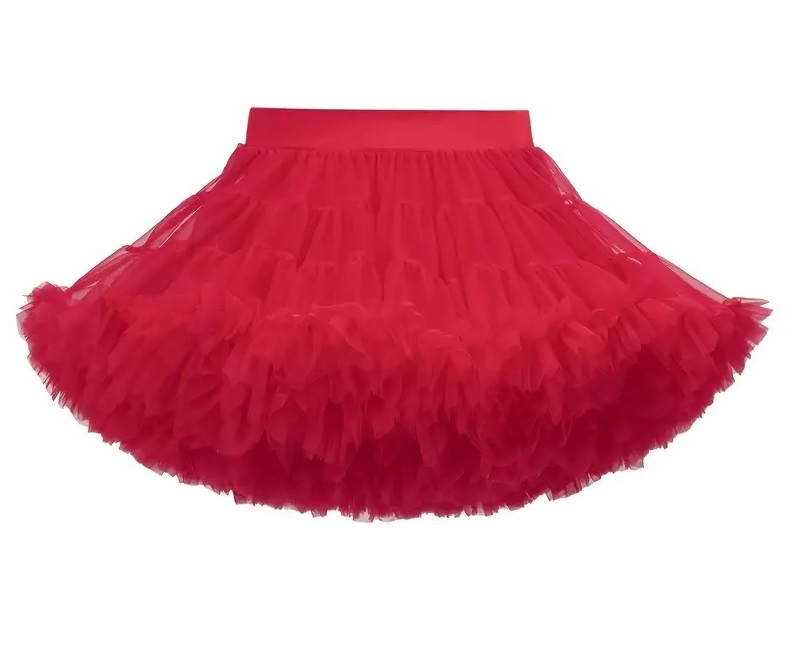 Detská tu tu Dolly sukňa (3-4r.) - červená