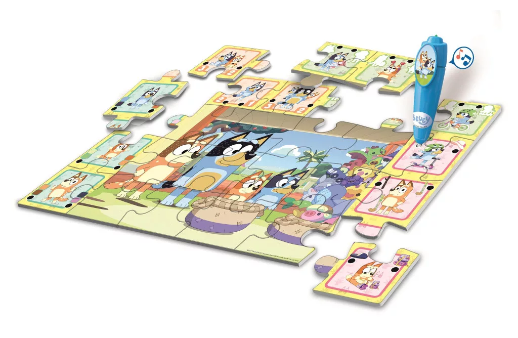 Interaktívne puzzle 24 dielikov BLUEY