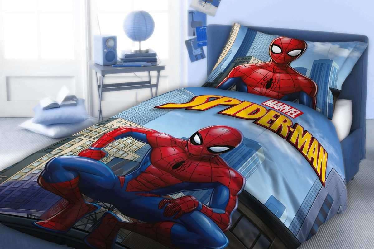 Obliečky 140x200 SPIDERMAN strecha