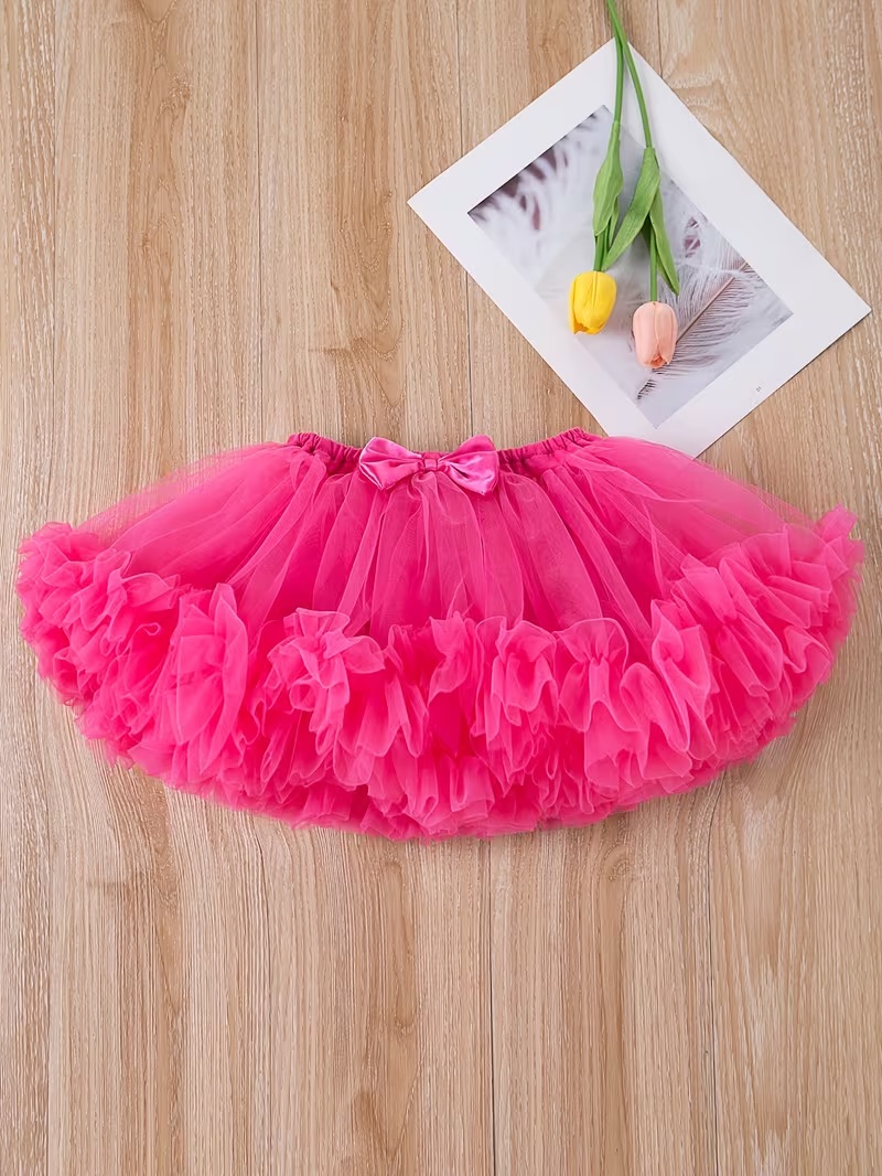 Detská tu tu Dolly sukňa BABY cyklamen - veľ.90 (1-2r.)