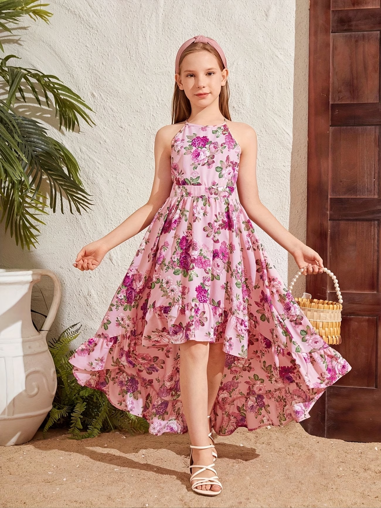 Dievčenské šaty model RUŽENKA veľ.134-146 (10r-11r.)