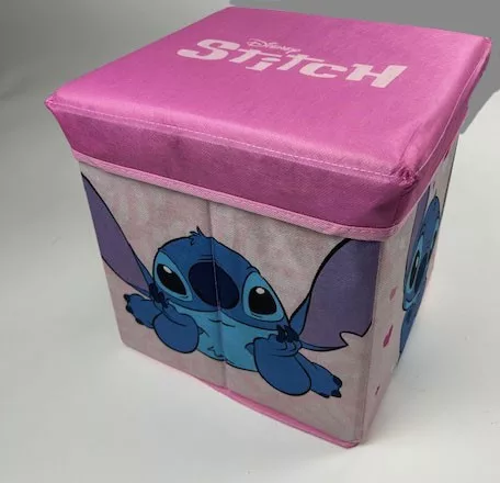 Úložný box - taburetka LILO A STITCH pink