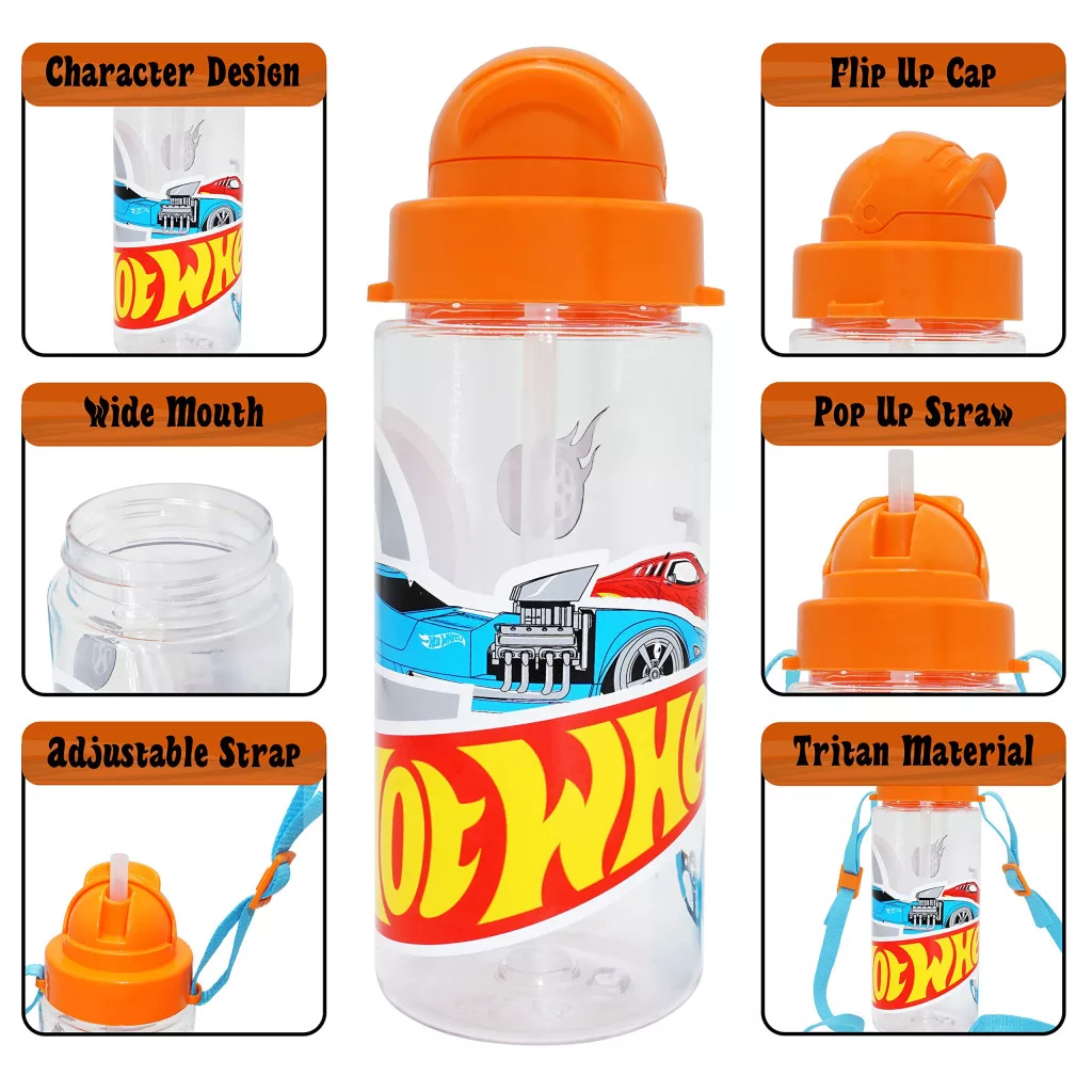 Plastová fľaša HOT WHEELS (500ml)