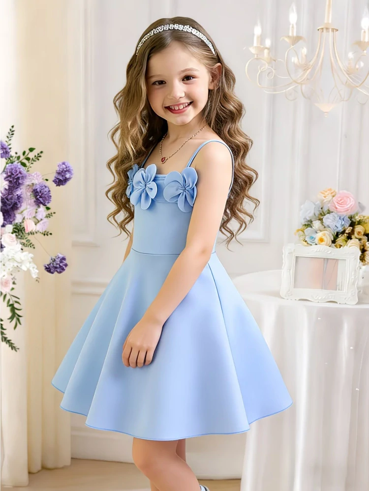 Dievčenské  šaty model KVETKA veľ.92-122 (3-7r.)