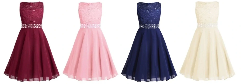 Dievčenské spoločenské šaty model JASMIN 6-16r. - viac farieb