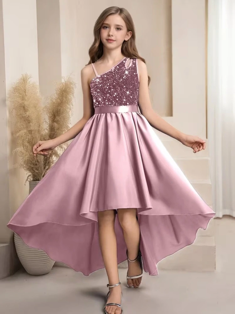 Dievčenské spoločenské šaty model MALVÍNA veľ.128-150 (9-12r.) - viac farieb