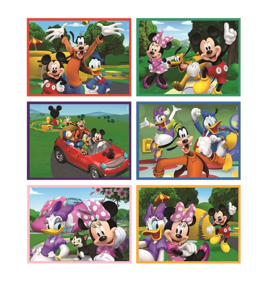 Rozprávkové kocky 12ks MICKEY priatelia