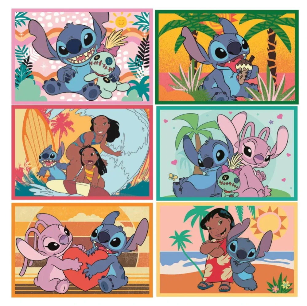 Rozprávkové kocky 6ks LILO A STITCH