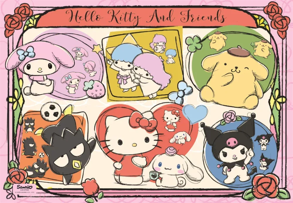 Puzzle 1000 dielikov HELLO KITTY forever
