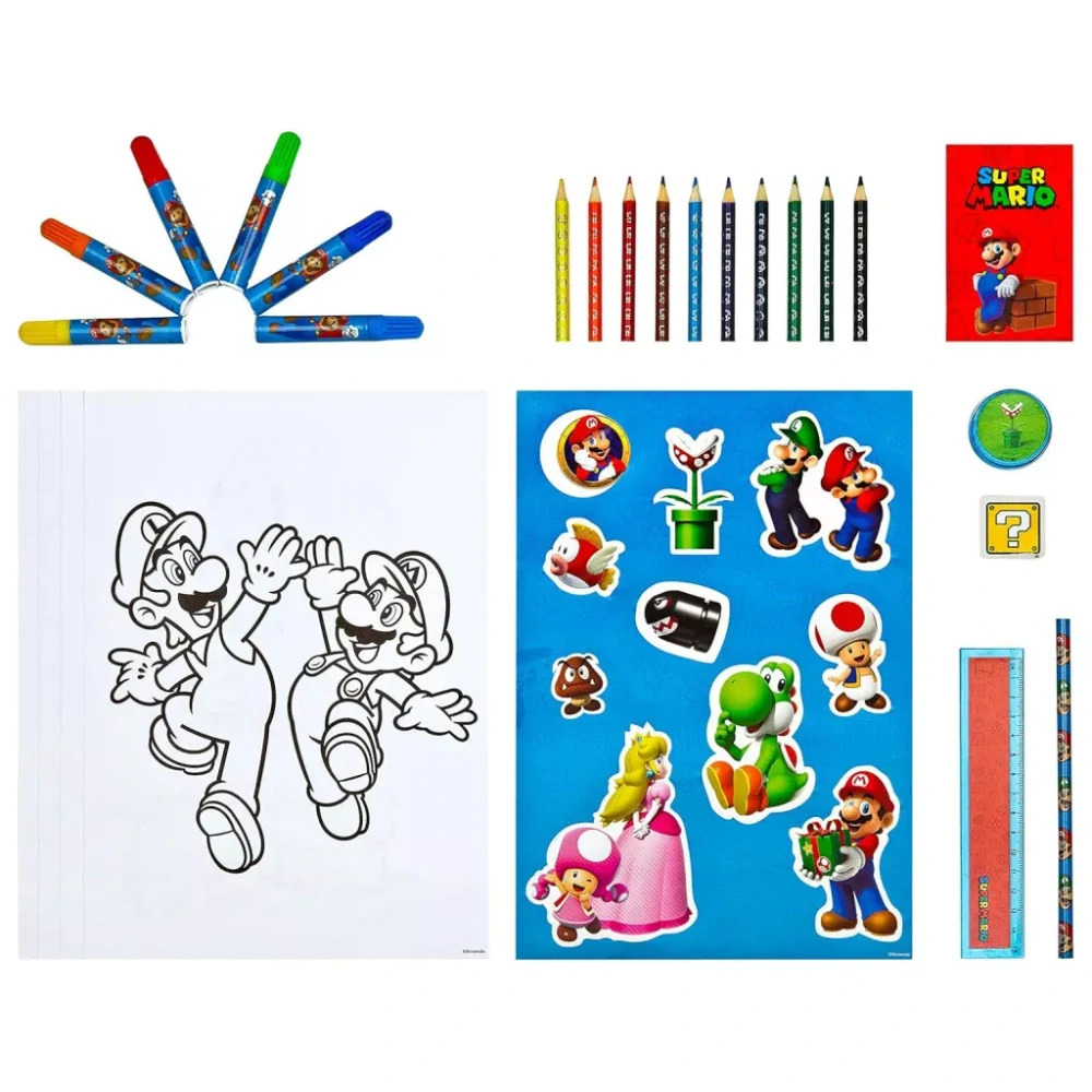 Súprava potrieb na kreslenie SUPER MARIO