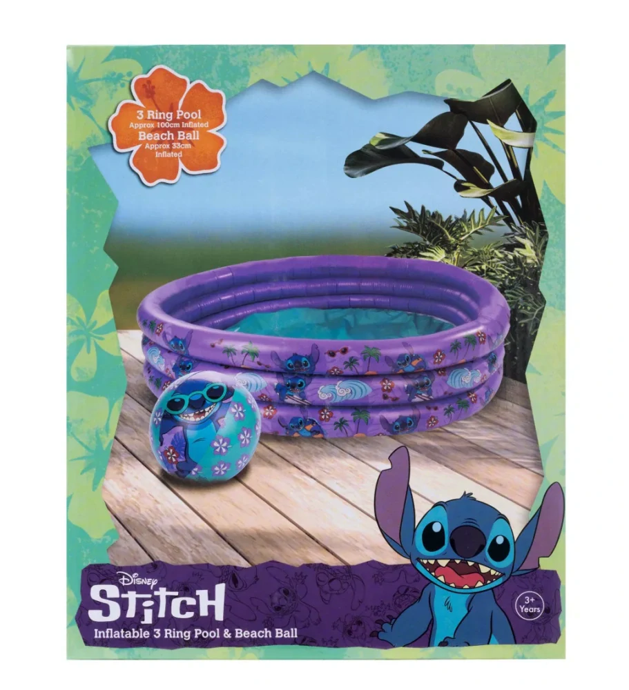 Nafukovací bazén + lopta LILO A STITCH Hawai