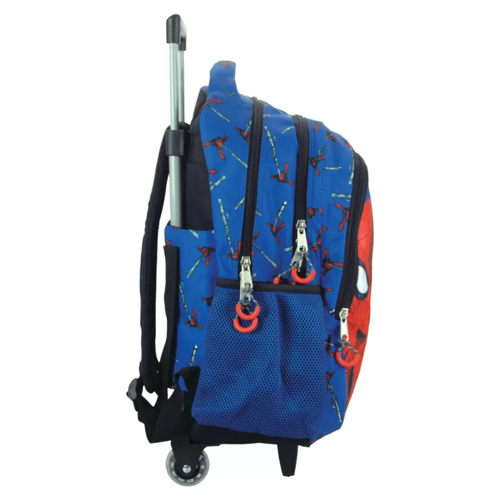 Školská taška na ťahanie SPIDERMAN evergreen 46cm