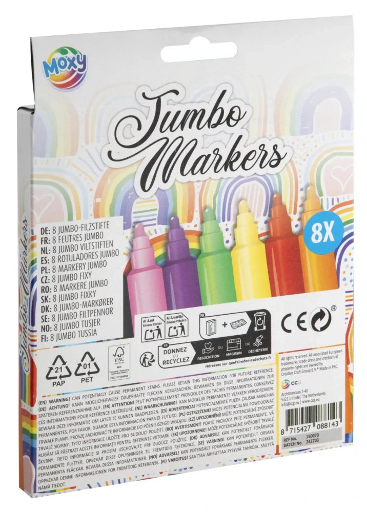 Fixky 8 ks JUMBO 