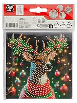 Diamantové pohľadnice SANTA + SOB