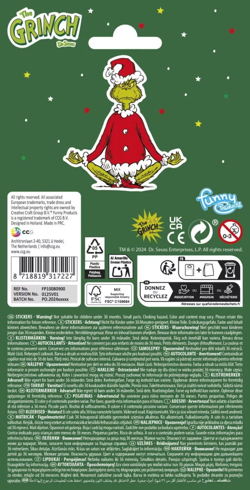 Nálepky GRINCH