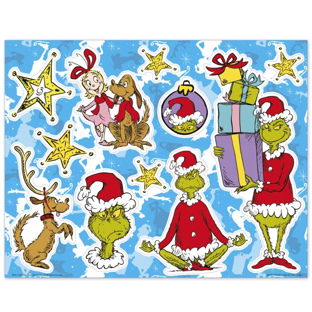 Nálepky na okno GRINCH