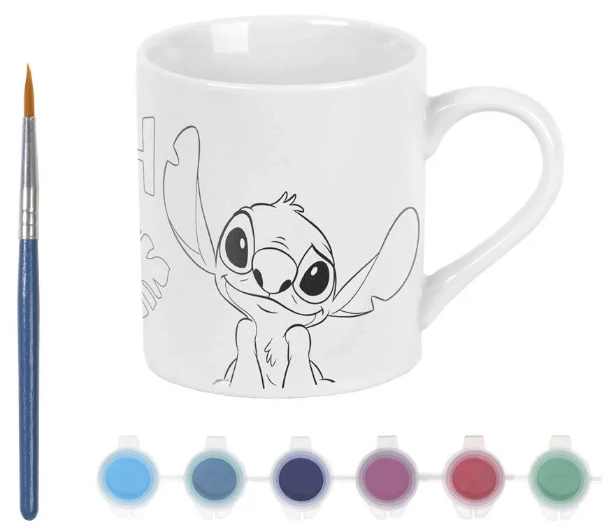 Porcelánový hrnček na maľovanie LILO a STITCH