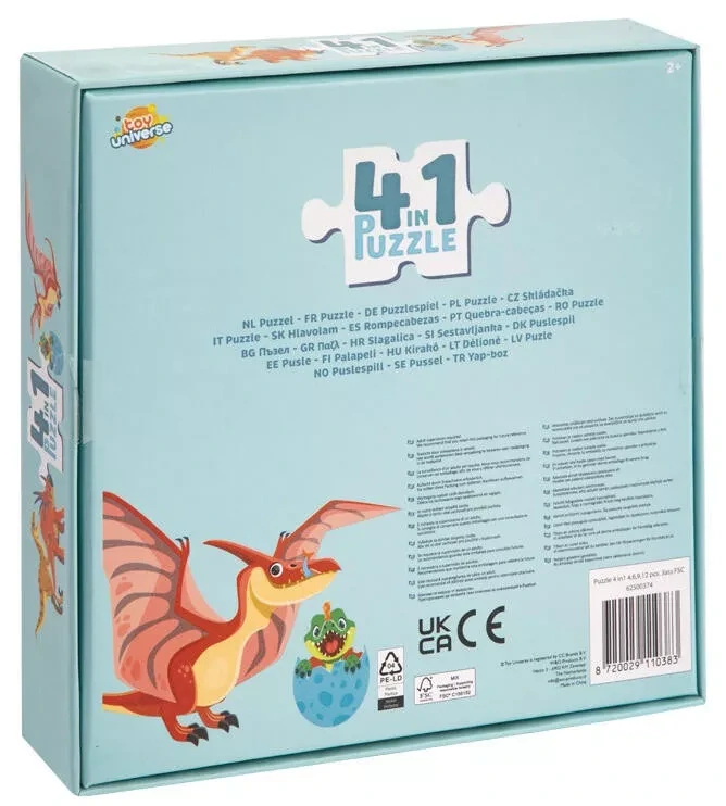 Puzzle 4v1 DINOSAURUS