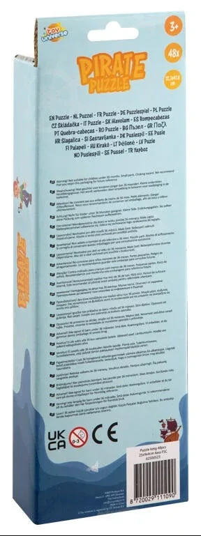 Puzzle 48 dielikov PIRÁT