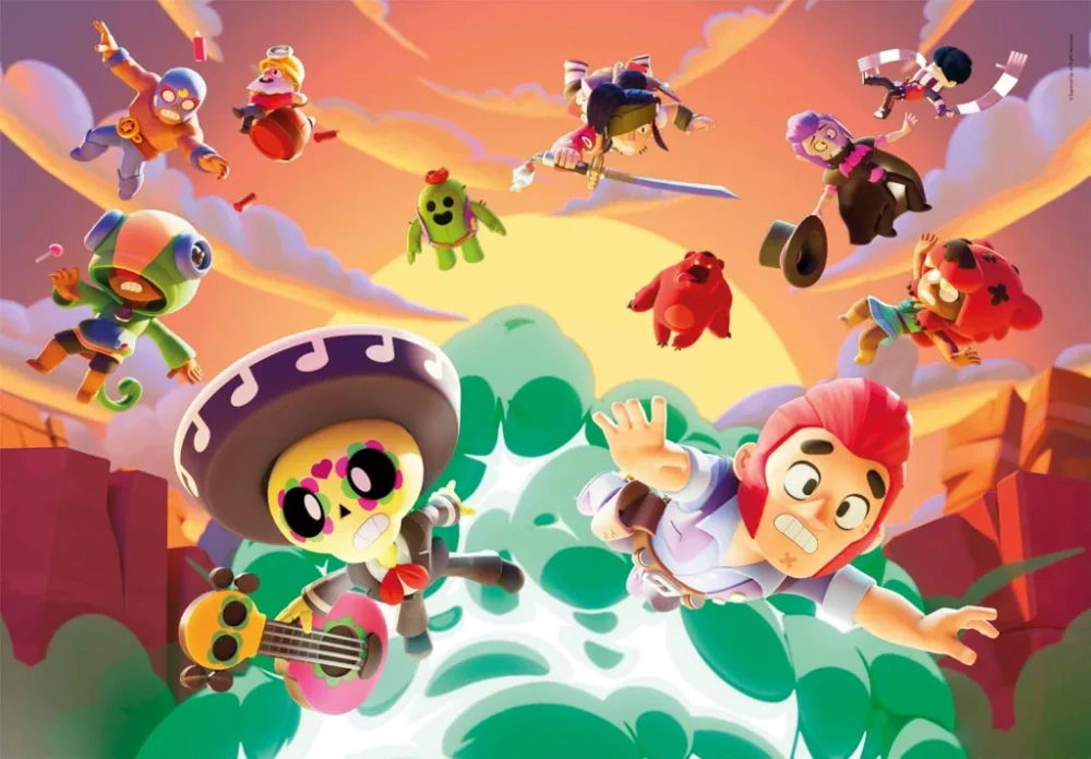 Puzzle 180 dielikov BRAWL STARS fly