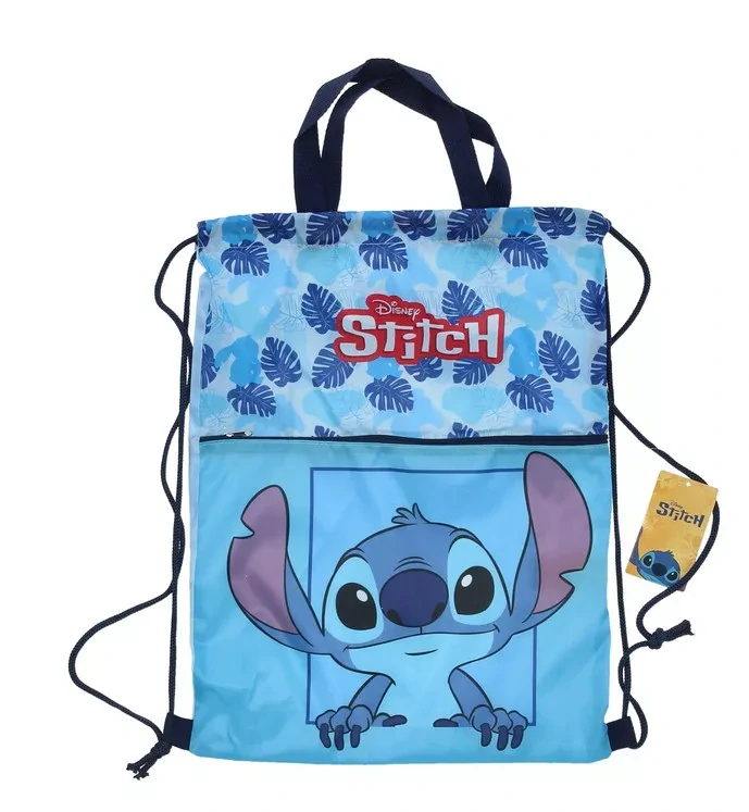 Vrecko na prezúvky LILO A STITCH blue 45cm