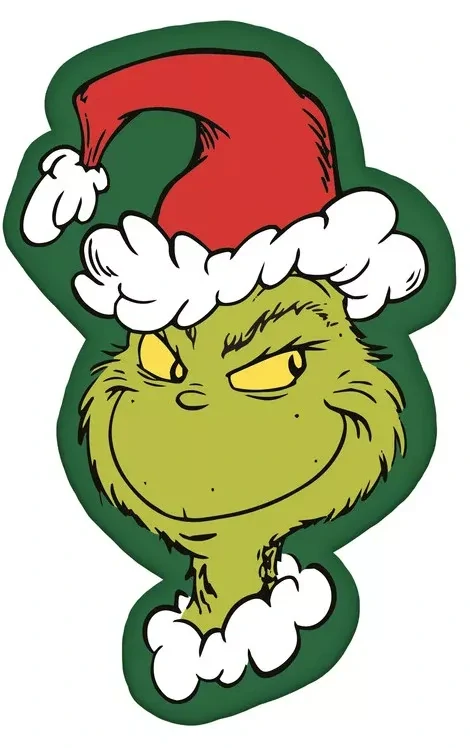 Vankúšik GRINCH na zelenom