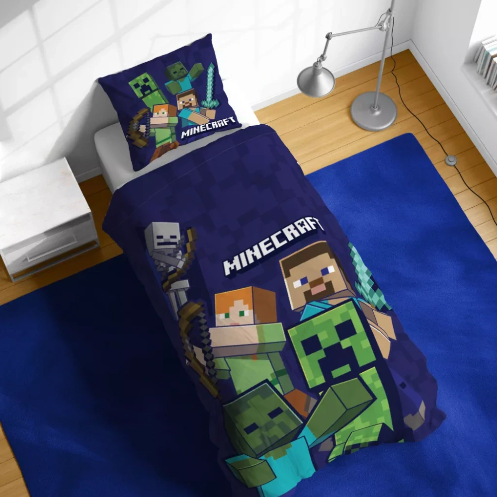 Obliečky 140x200 MINECRAFT real