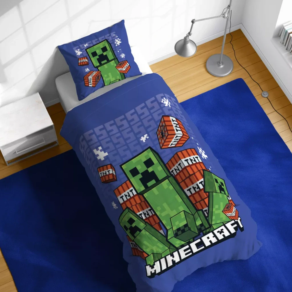 Obliečky 140x200 MINECRAFT bomby