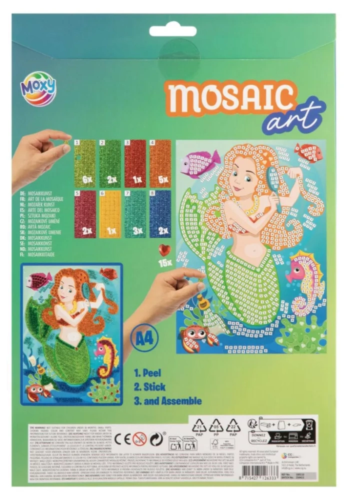 Penová mozaika MORSKÁ PANNA