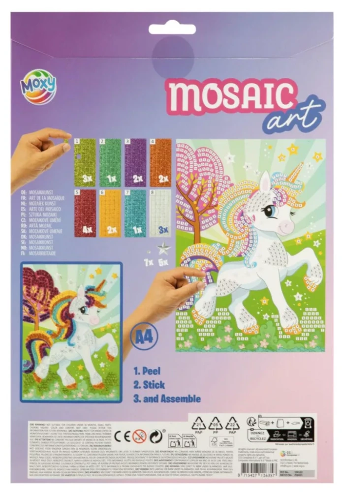 Penová mozaika JEDNOROŽEC
