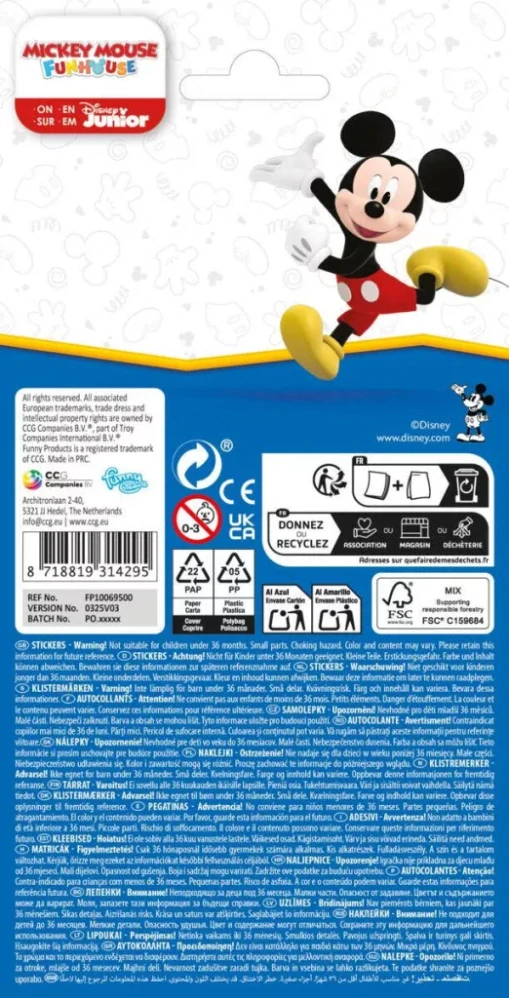 Nálepky MICKEY