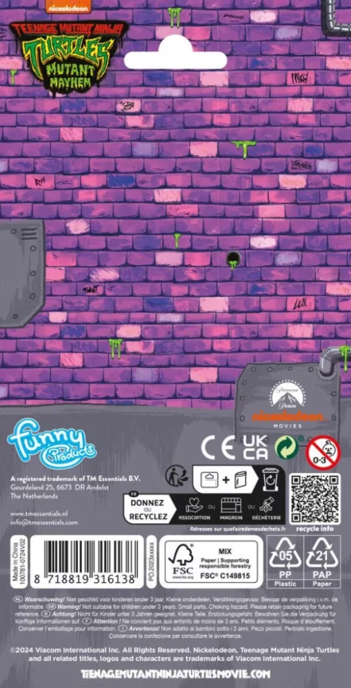 Nálepky NINJA KORYTNAČKY