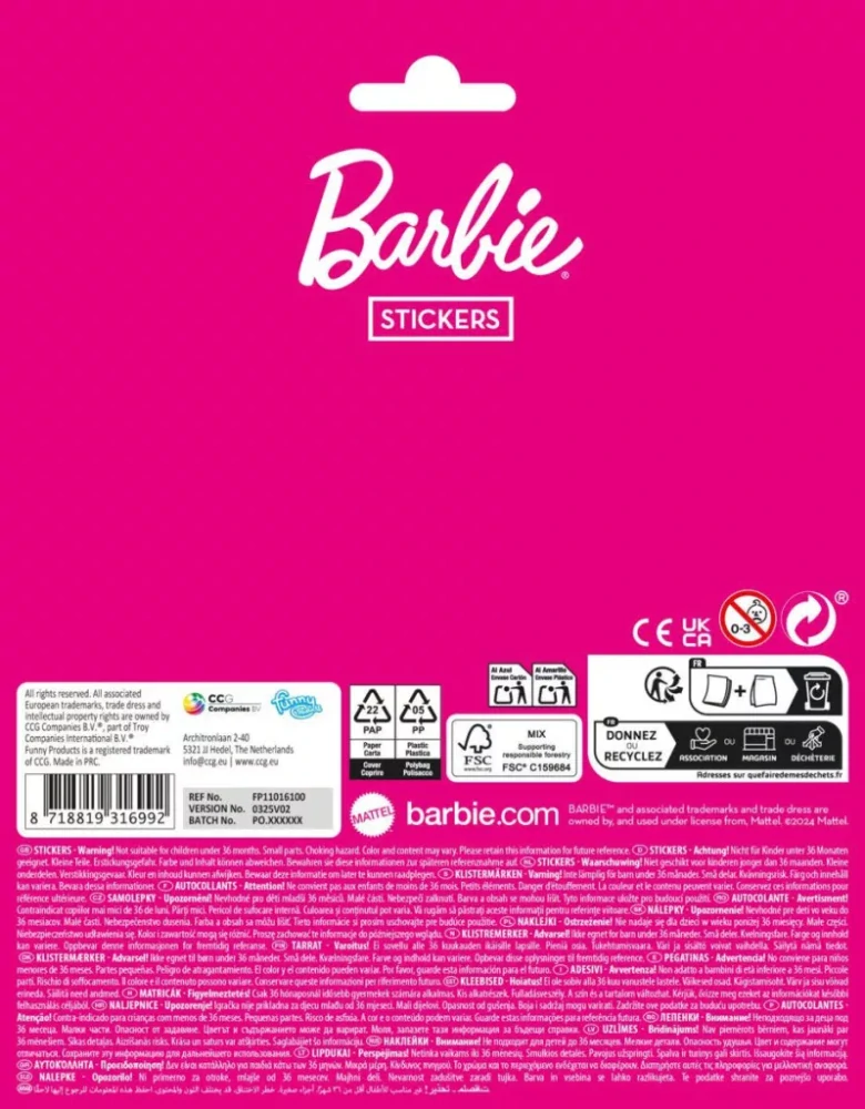 Nálepky BARBIE