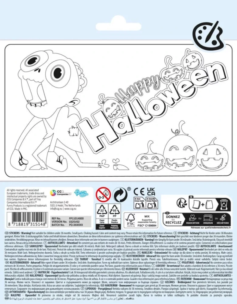 Nálepky HALLOWEEN