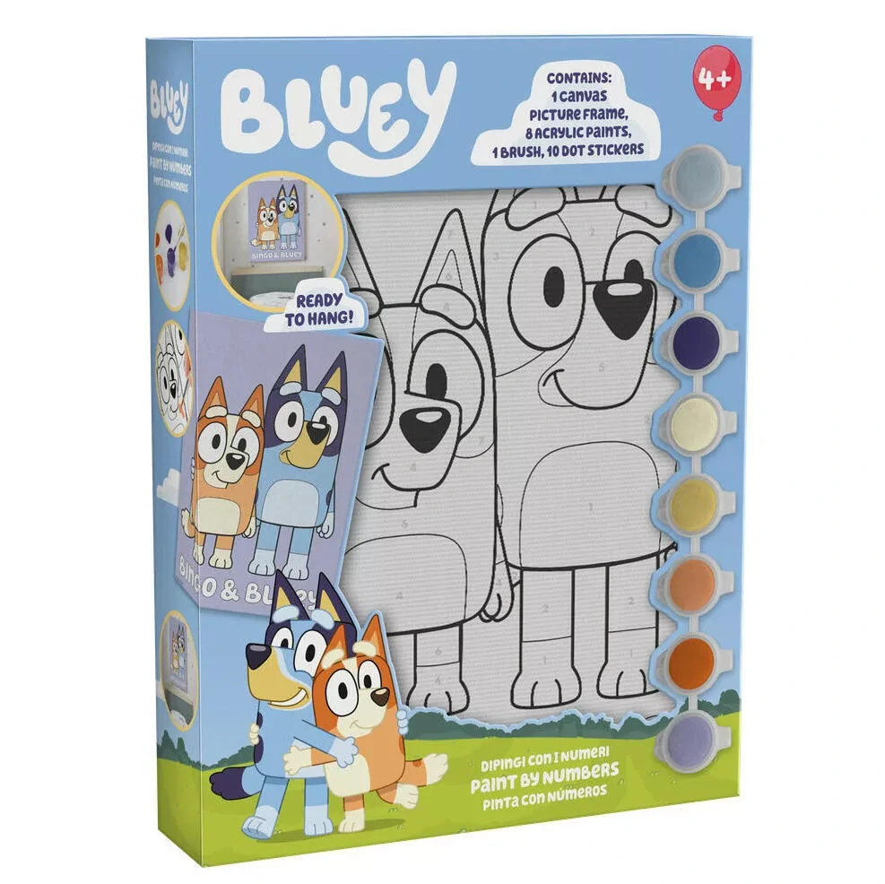 Maľovanie podľa čísel BLUEY sestry