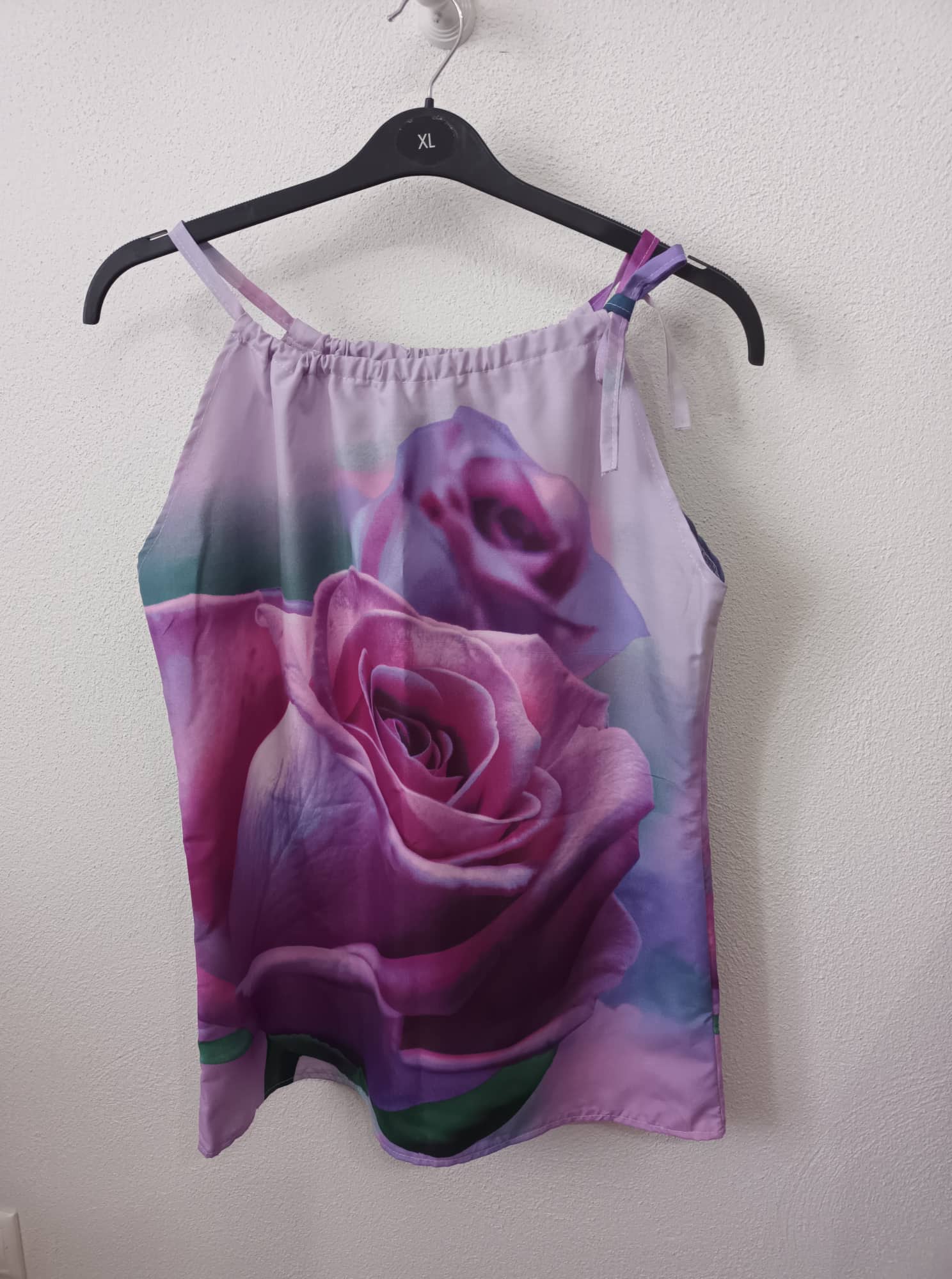 Dievčenská tunika / šaty RUŽA fialová - 7-13r.